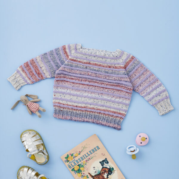 stribet-bluse-med-vrangriller-strikkeopskrift