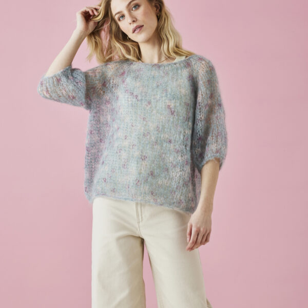 florlet-raglanbluse-strikkeopskrift