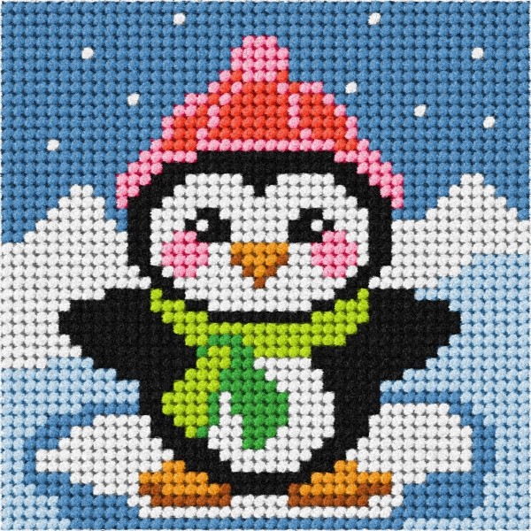 My First Embroidery Pingvin