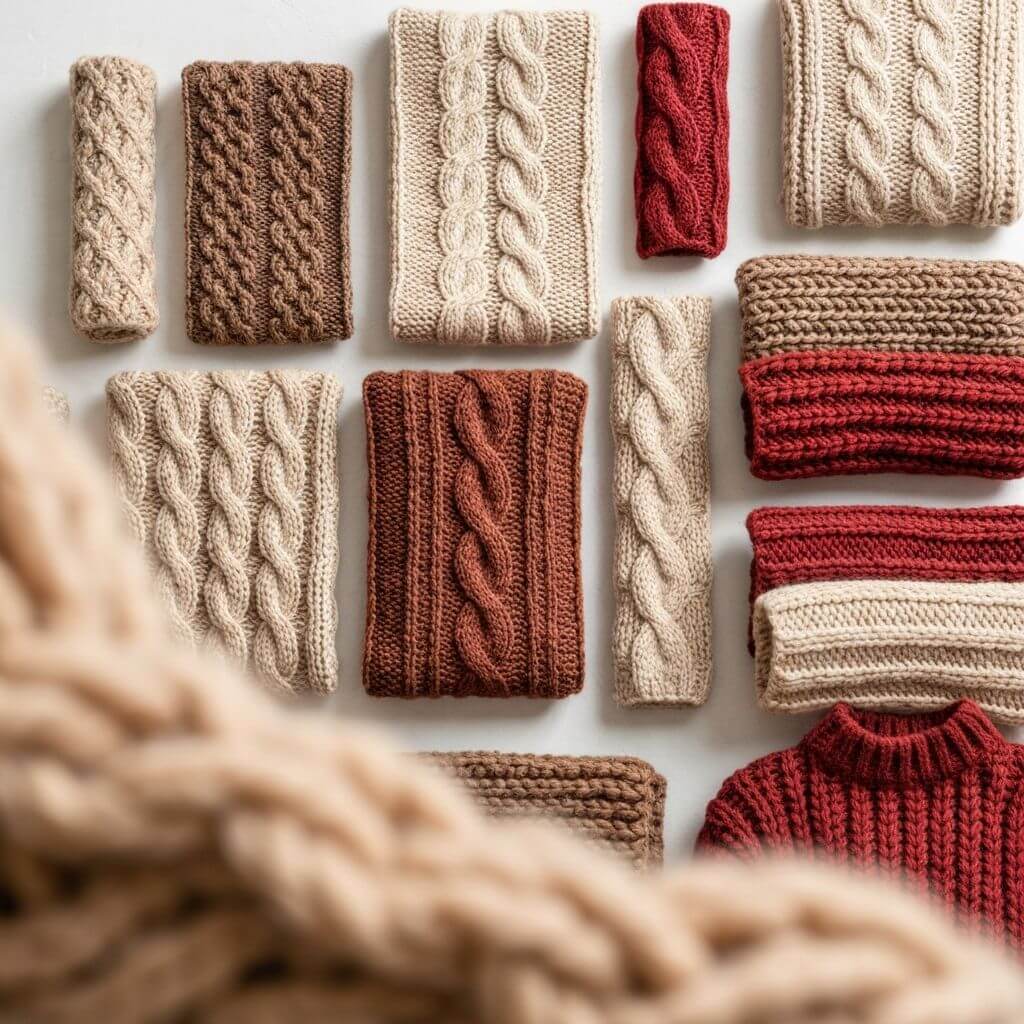 Lagdet strik - chunky sweater og strik